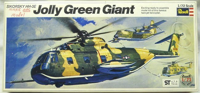 Revell 1/72 Sikorsky HH-3E Jolly Green Giant, H144-350 plastic model kit